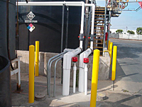 Double Wall Piping with Protective Bollards