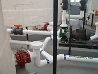 Process Piping @ a Chemical Plant PVC Piping